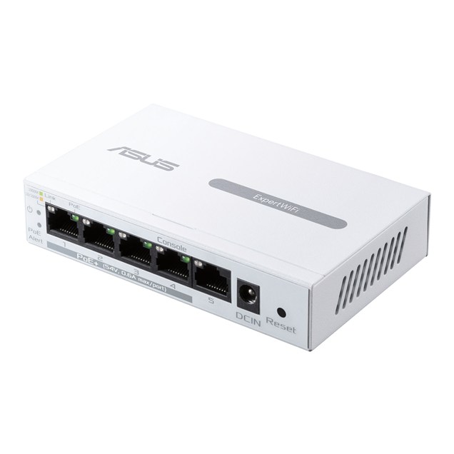 ASUS ExpertWiFi EBP15 5-Port Gigabit PoE+ Desktop Switch 